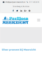 Mobile Screenshot of paviljoen-meerzicht.nl